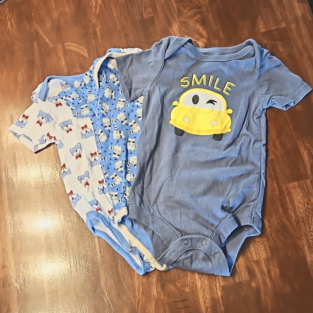 5/25$ Monkey Bars boy onesie size 12 month and 1 George onesie size 6-12 month